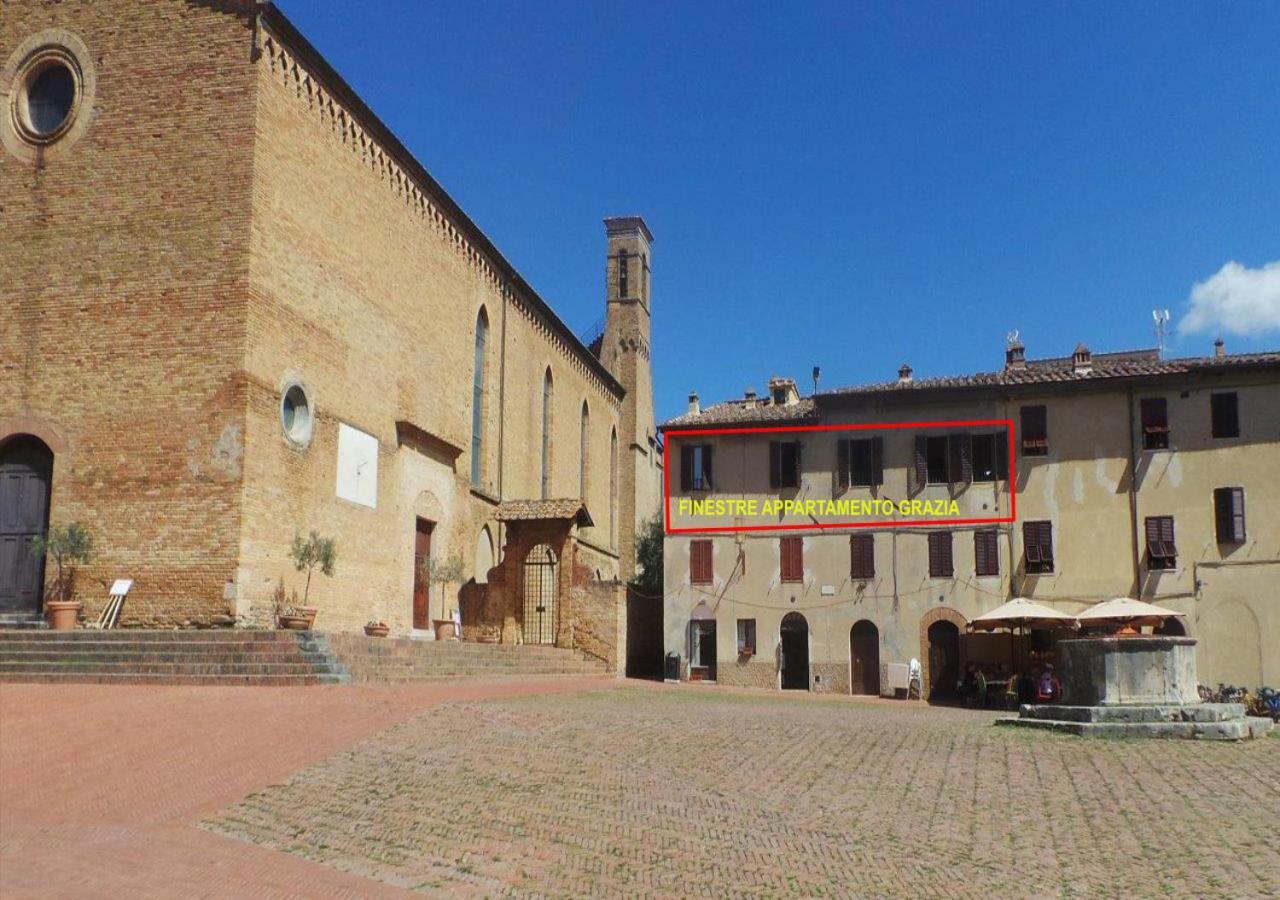 Caratteristico Appartamento Grazia Centro Storico San Gimignano Buitenkant foto